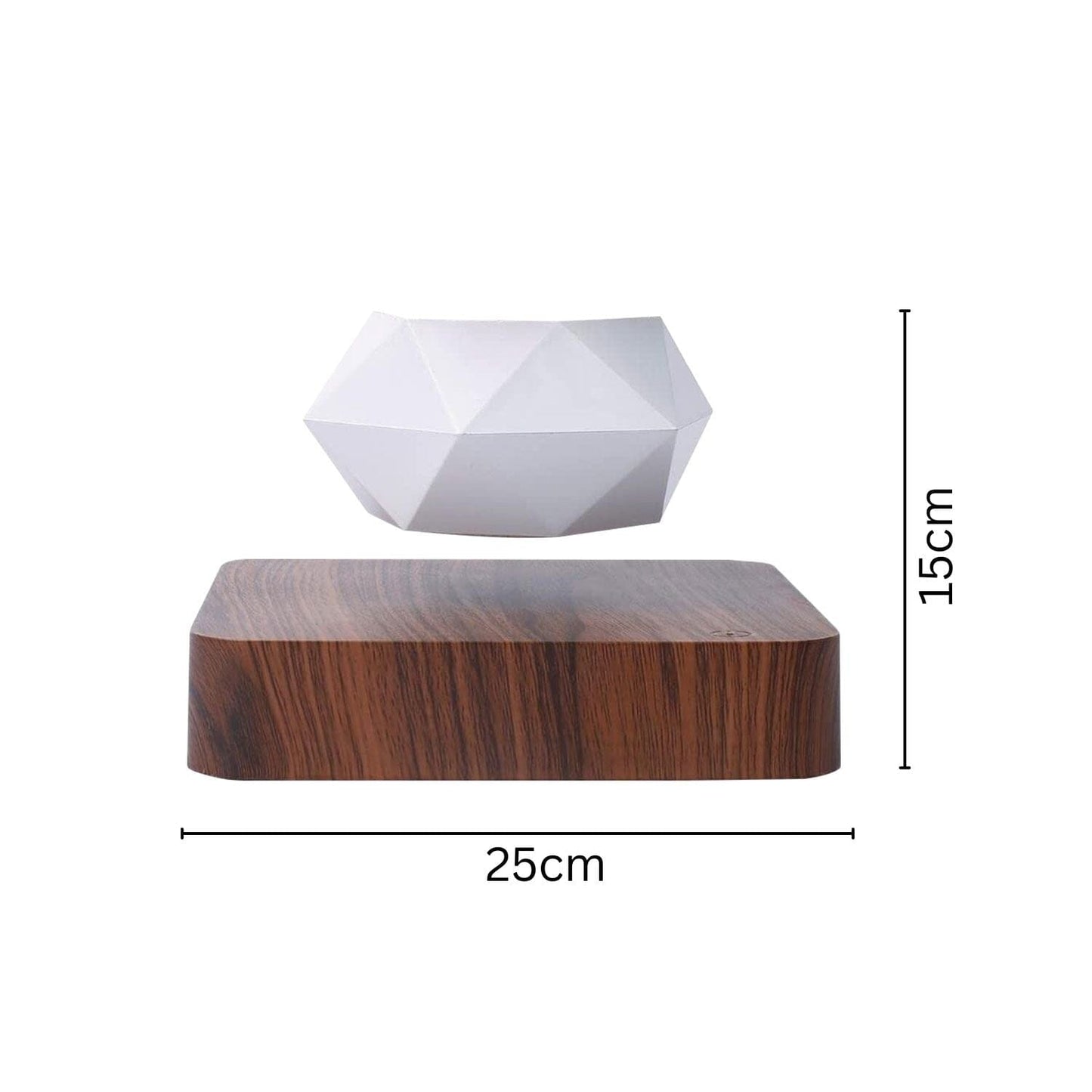 Magnetic Levitating Plant Pot Dark Brown Base Home & Garden > Decor ArtificialPlantBarn.com.au 