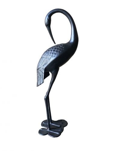 2 Piece Crane Couple Metal Statue Set Home & Garden > Home & Garden Others ArtificialPlantBarn.com.au 