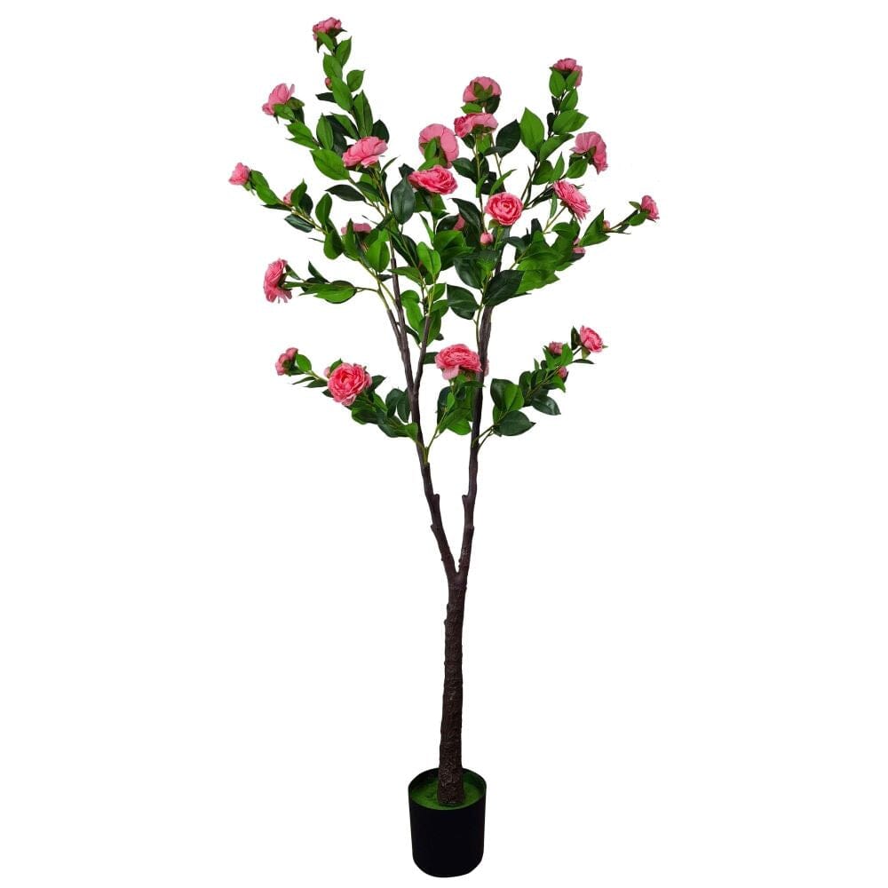 Flowering Natural Pink Artificial Camellia Tree 180cm Home & Garden > Artificial Plants ArtificialPlantBarn.com.au 