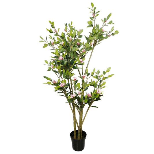 Faux Flowering Pink Magnolia Tree with Pot 250cm Home & Garden ArtificialPlantBarn.com.au 