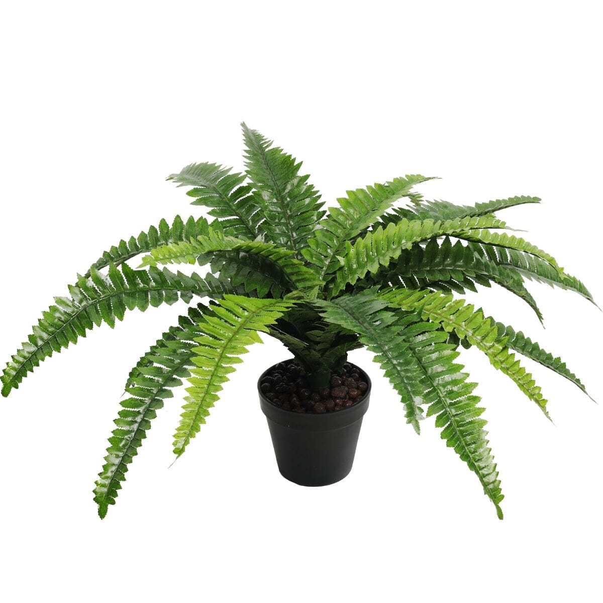 Artificial Potted Natural Green Boston Fern (50cm high 70cm wide) Home & Garden > Artificial Plants ArtificialPlantBarn.com.au 