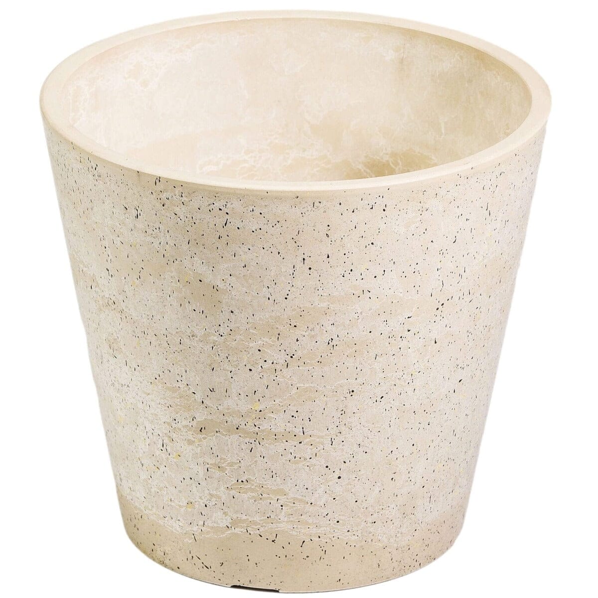 Imitation Stone (White / Cream) Pot 20cm Home & Garden > Artificial Plants ArtificialPlantBarn.com.au 