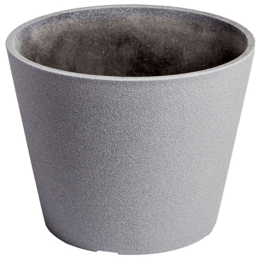 Rendered Grey Planter Pot 25cm Home & Garden > Artificial Plants ArtificialPlantBarn.com.au 