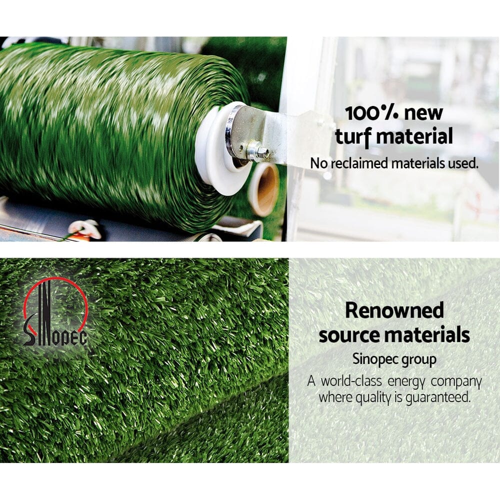 Primeturf 2x10m Artificial Grass Synthetic Fake 20SQM Turf Lawn 17mm Tape Home & Garden > Artificial Plants ArtificialPlantBarn.com.au 