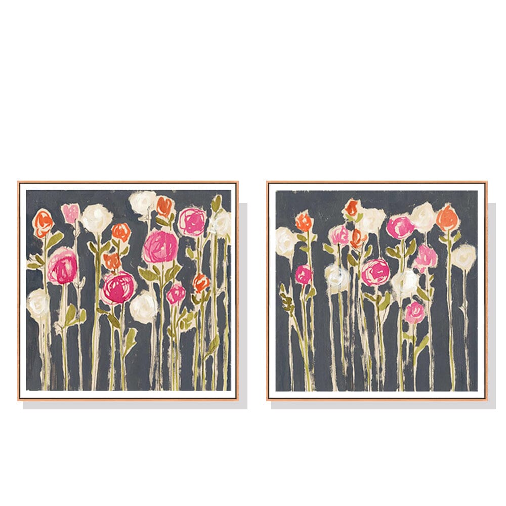 Wall Art 40cmx40cm Laurels Lollies 2 Sets Wood Frame Canvas Home & Garden > Wall Art ArtificialPlantBarn.com.au 