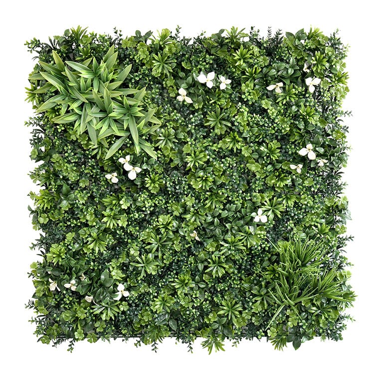 Artificial Plant Wall Panels Vertical Garden Tile White 1X1M Green Home & Garden > Artificial Plants ArtificialPlantBarn.com.au 