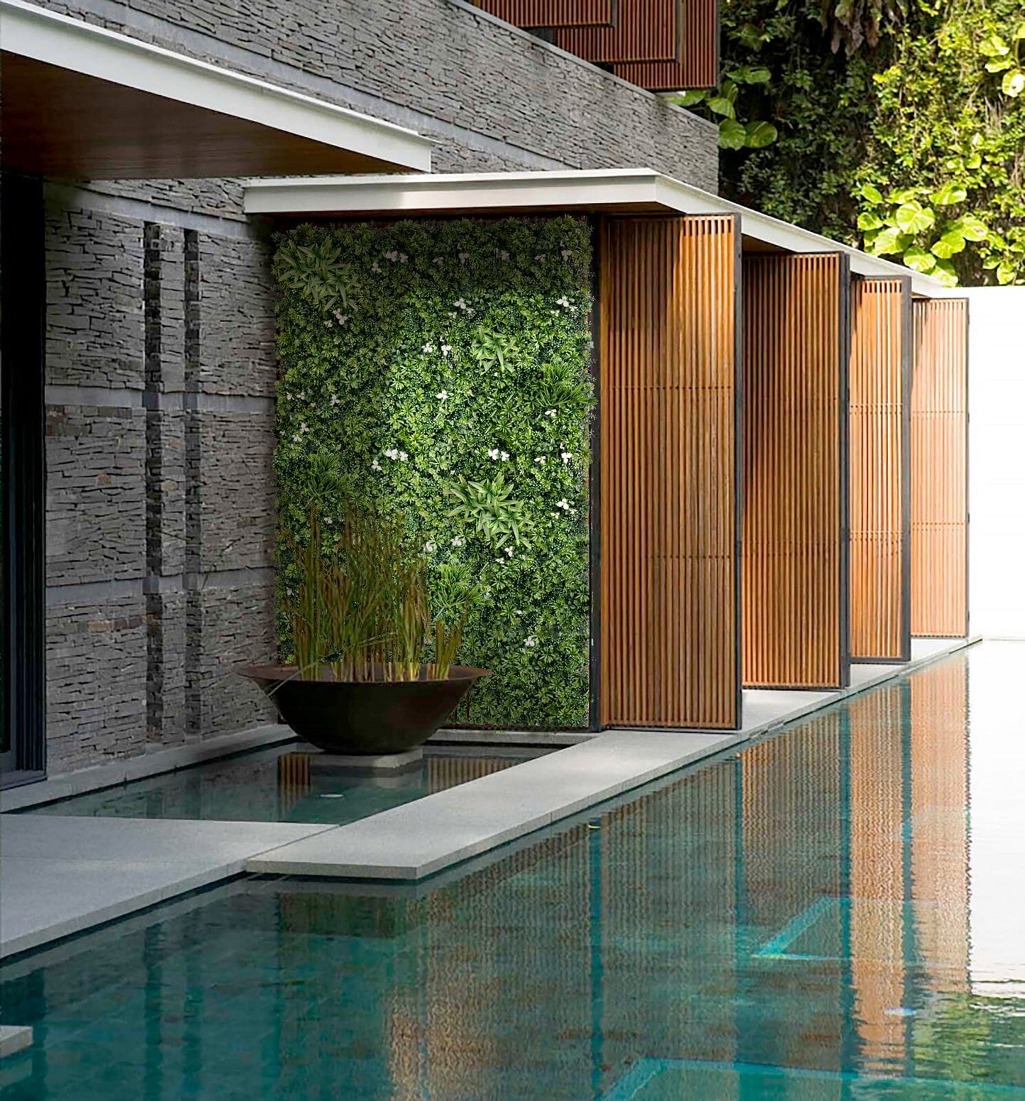 YES4HOMES 5 SQM Artificial Plant Wall Grass Panels Vertical Garden Tile Fence 1X1M Green Home & Garden > Artificial Plants ArtificialPlantBarn.com.au 