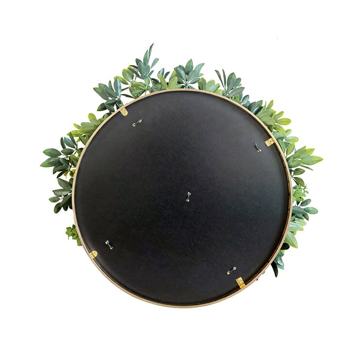 Artificial Green Wall Plant Garden Panel Daffodil Smile Disc Art 50cm Grassy UV Resistant Frame Home & Garden > Artificial Plants ArtificialPlantBarn.com.au 