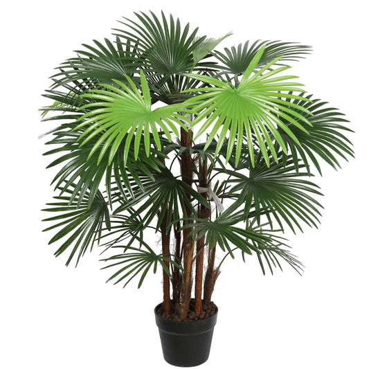 Artificial Wide Leaf Fan Palm Tree 90cm Home & Garden > Artificial Plants ArtificialPlantBarn.com.au 