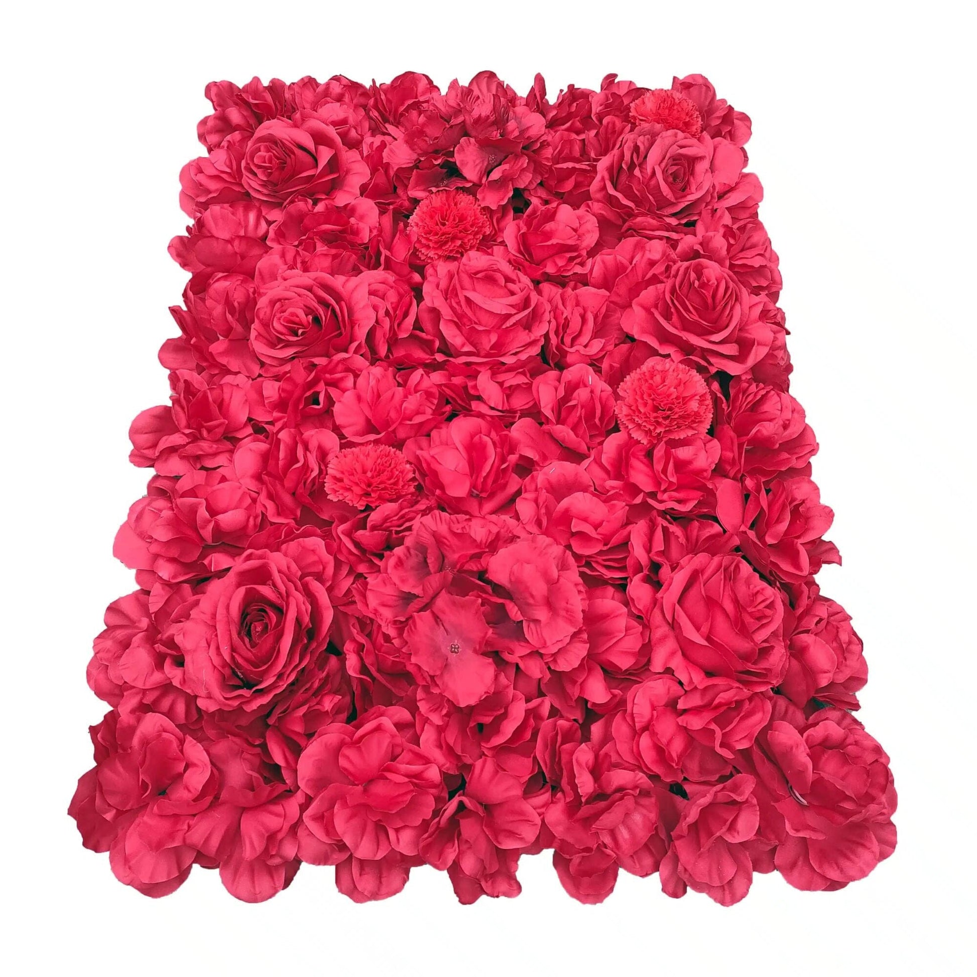 Artificial Flower Wall Backdrop Panel 40cm X 60cm Romantic Red Home & Garden > Home Office Accessories ArtificialPlantBarn.com.au 