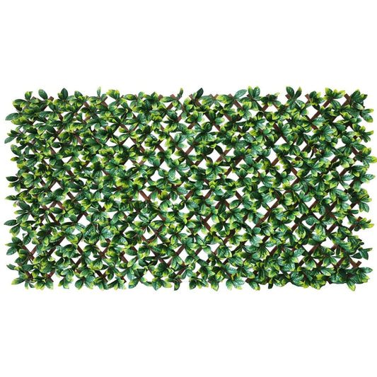 Premium Laurel Leaf Artificial Hedge Extendable Trellis / Screen 2 Meter By 1 Meter UV Resistant (PVC) Home & Garden > Home Office Accessories ArtificialPlantBarn.com.au 