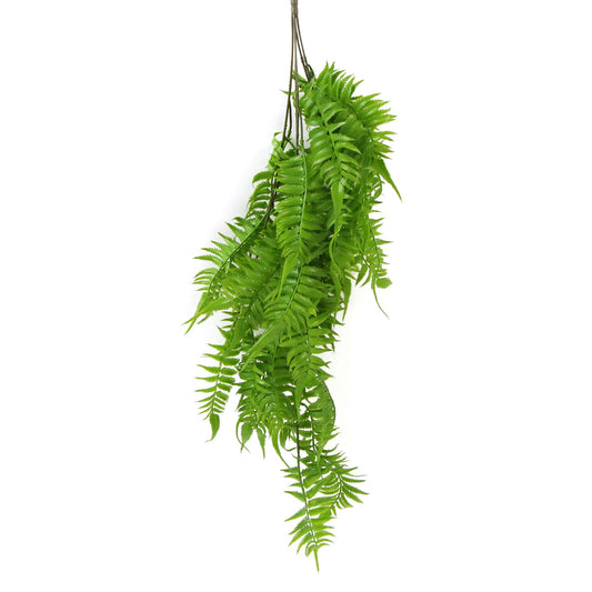 Artificial Hanging English Fern (Two-Tone) Foliage UV Resistant 80cm Home & Garden > Home & Garden Others ArtificialPlantBarn.com.au 