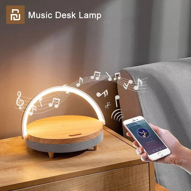 Wireless Charging Music Desk Lamp ArtificialPlantBarn.com.au 